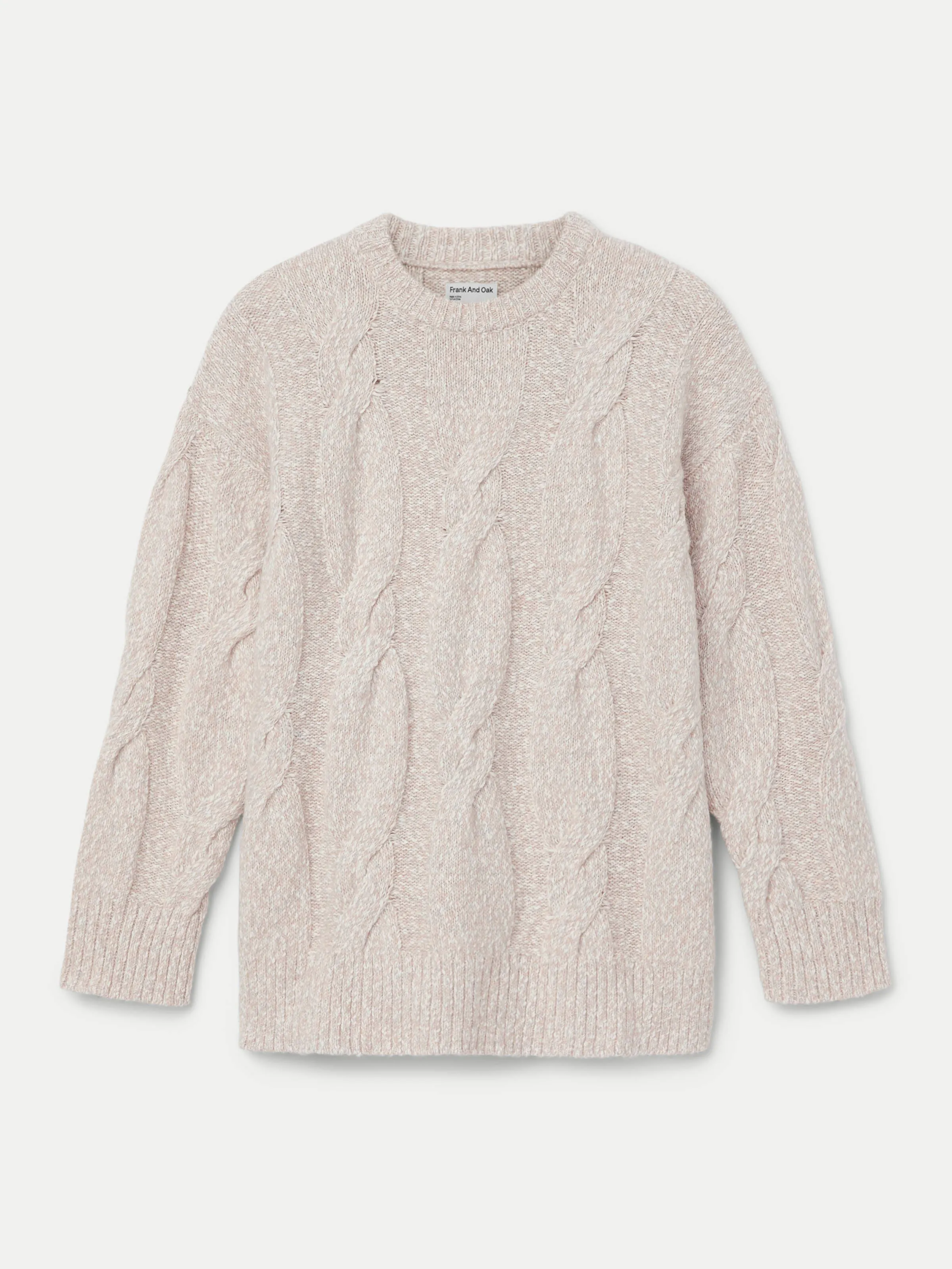 The Cable Knit Sweater in White