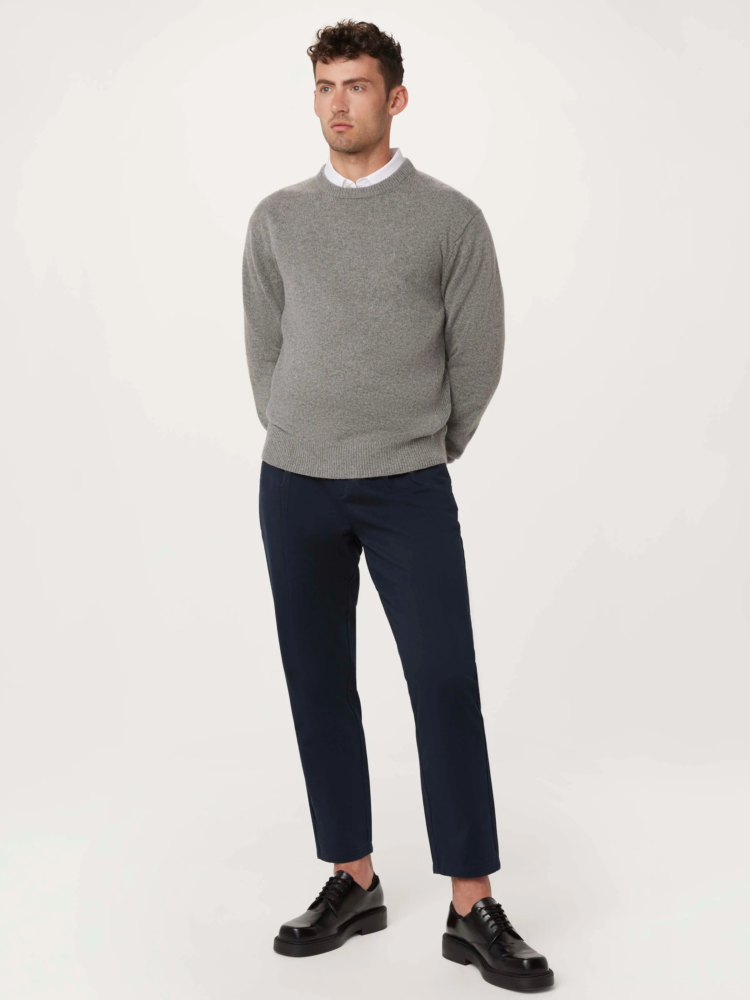 The Lambswool Sweater in Grey