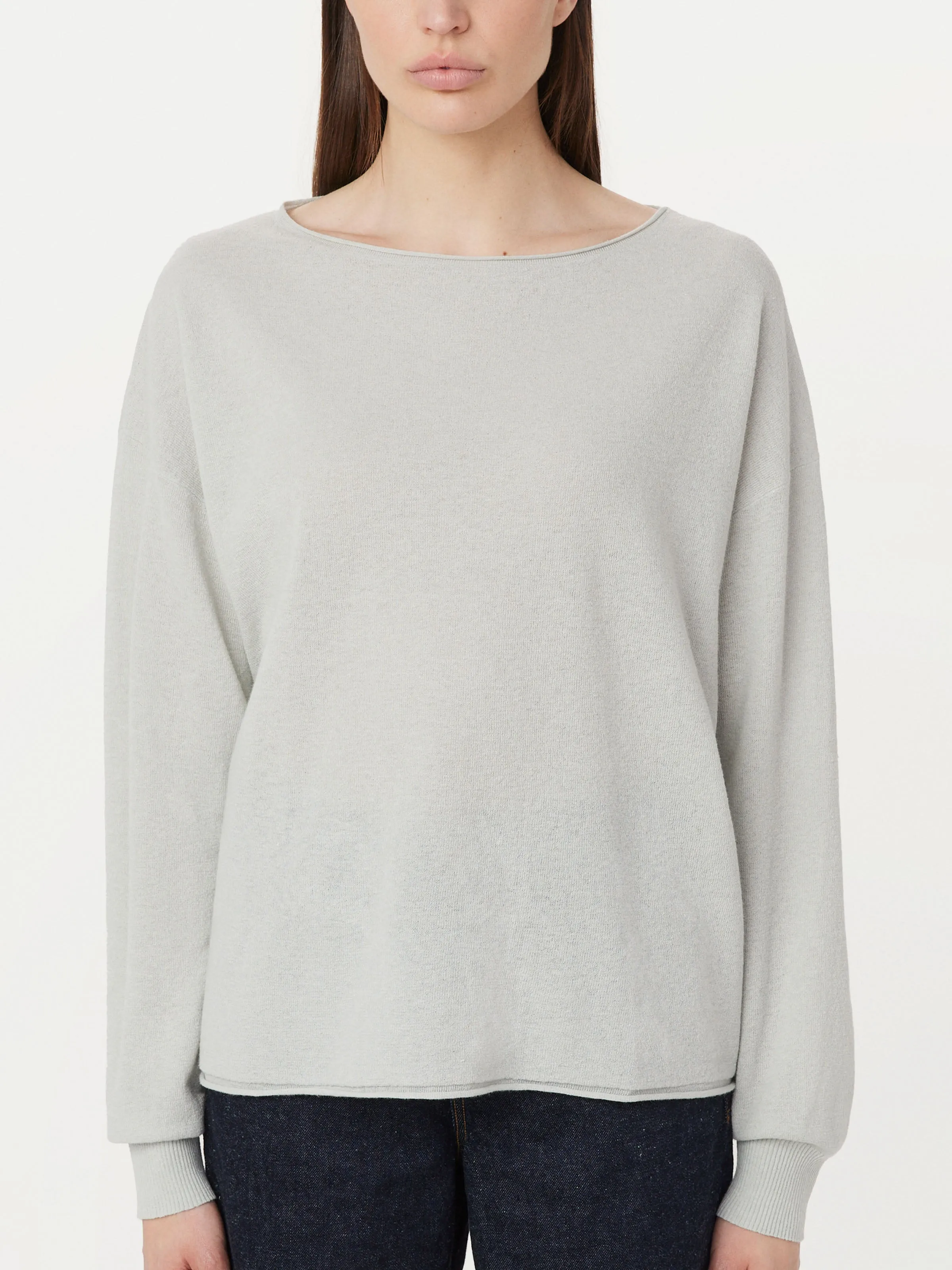 The Lightweight Crewneck Sweater in Wasabi