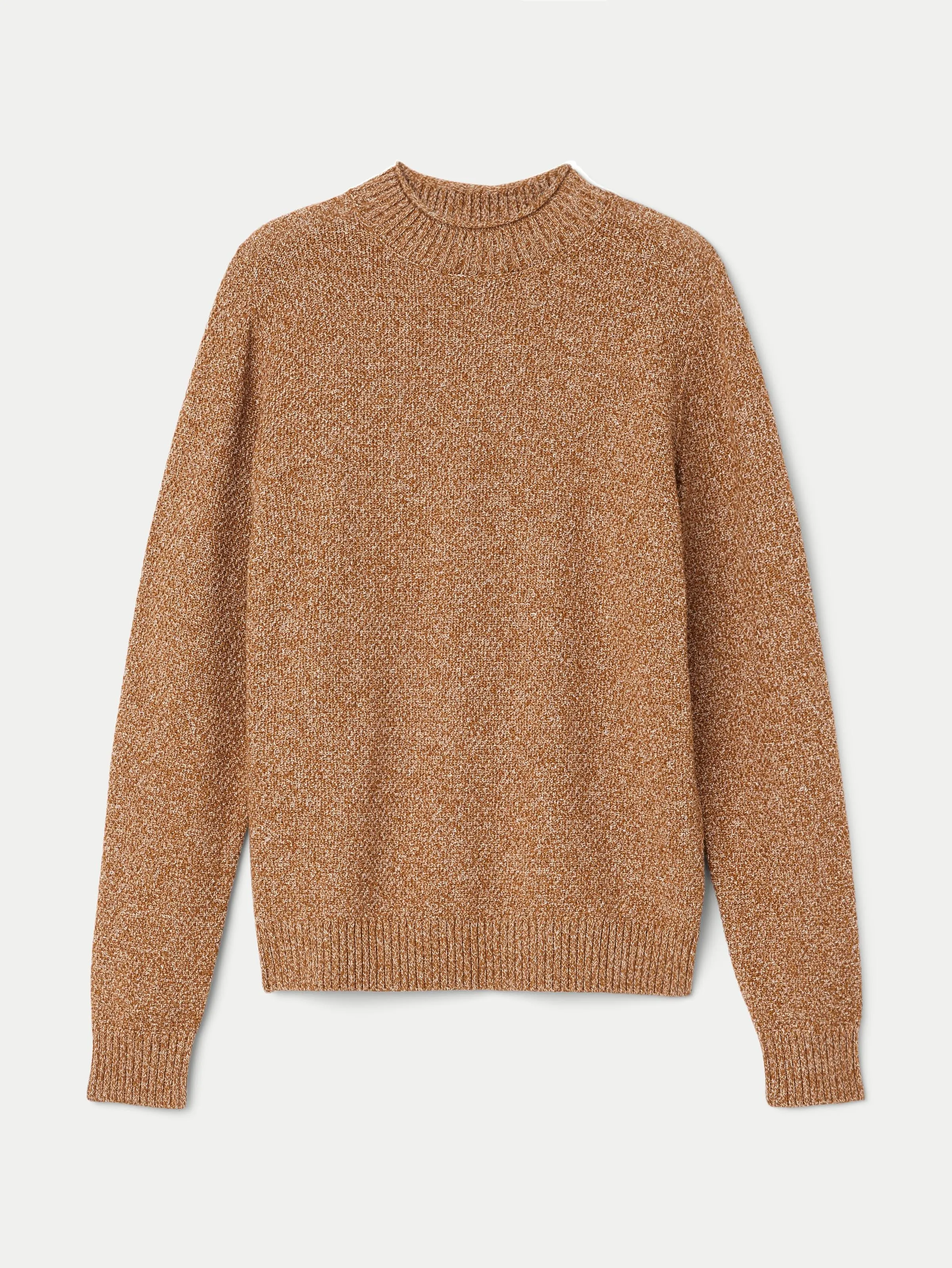 The Mock Neck Sweater in Pumpkin Spice