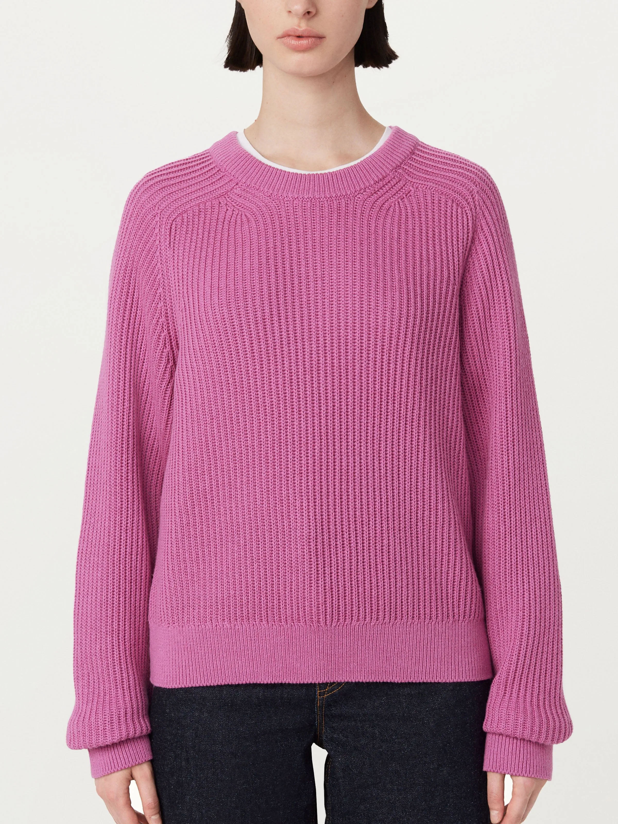 The SeaCell Boxy Sweater in Bright Purple