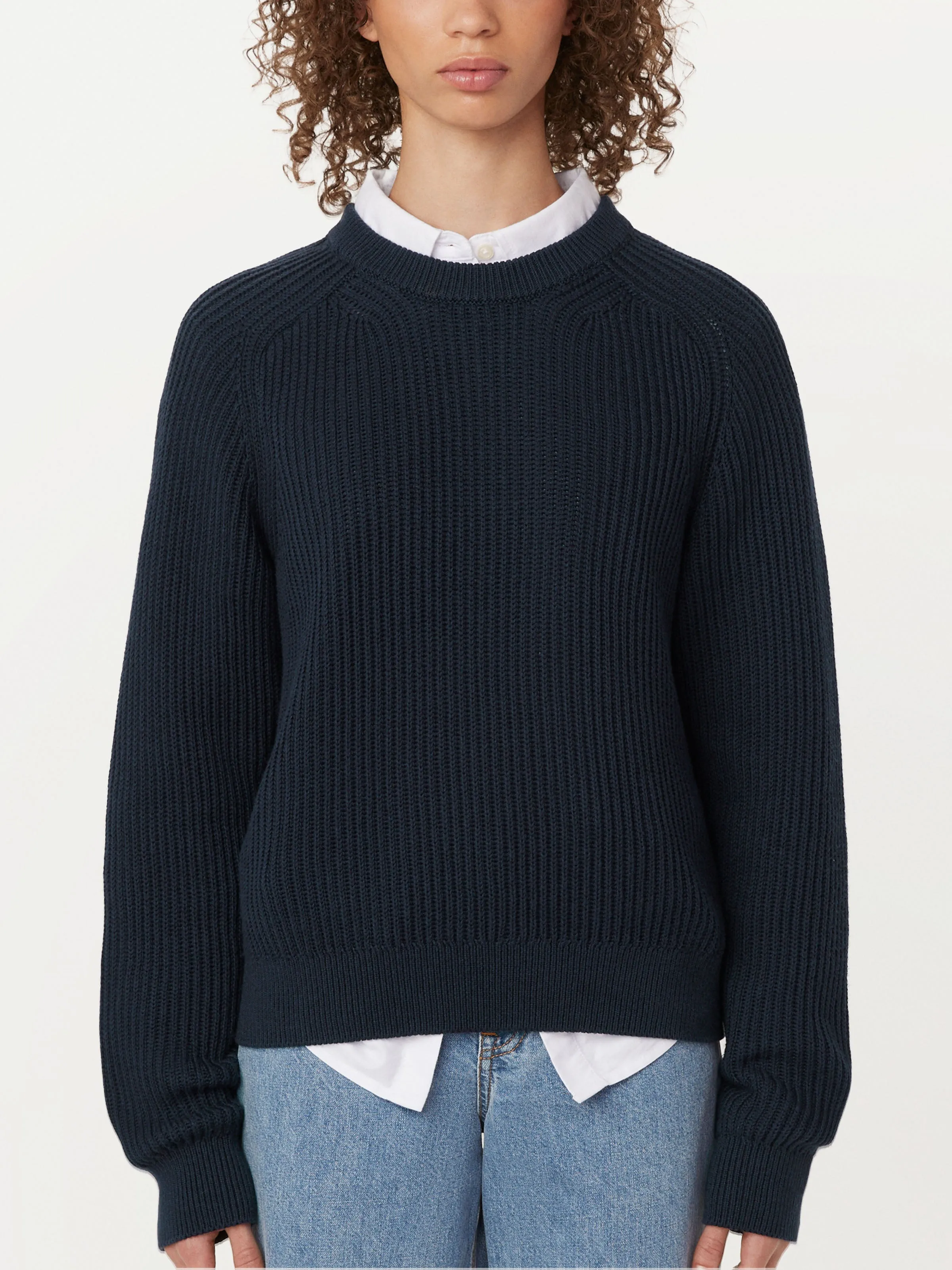 The SeaCell Boxy Sweater in Space Blue