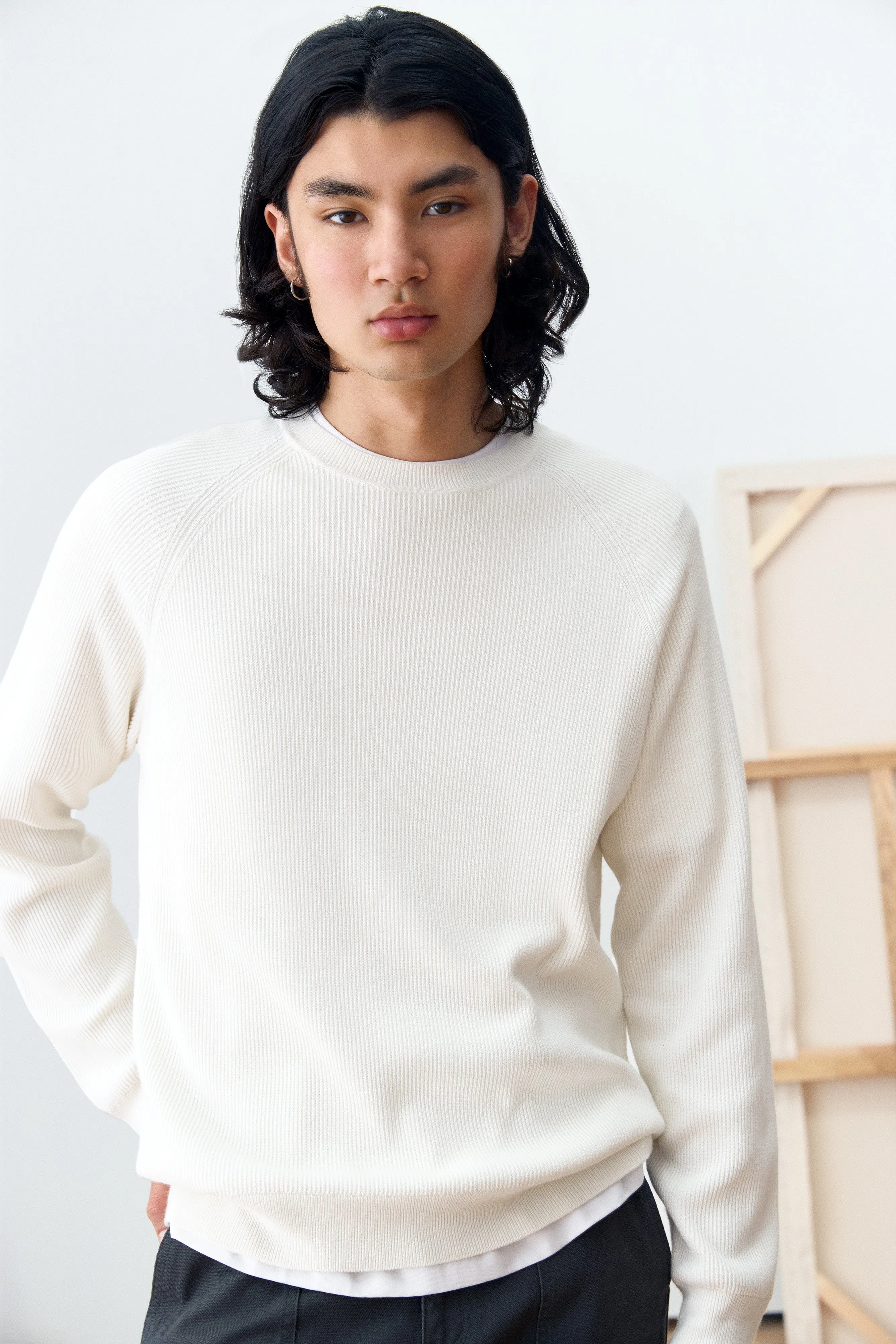 The Seacell Sweater in White