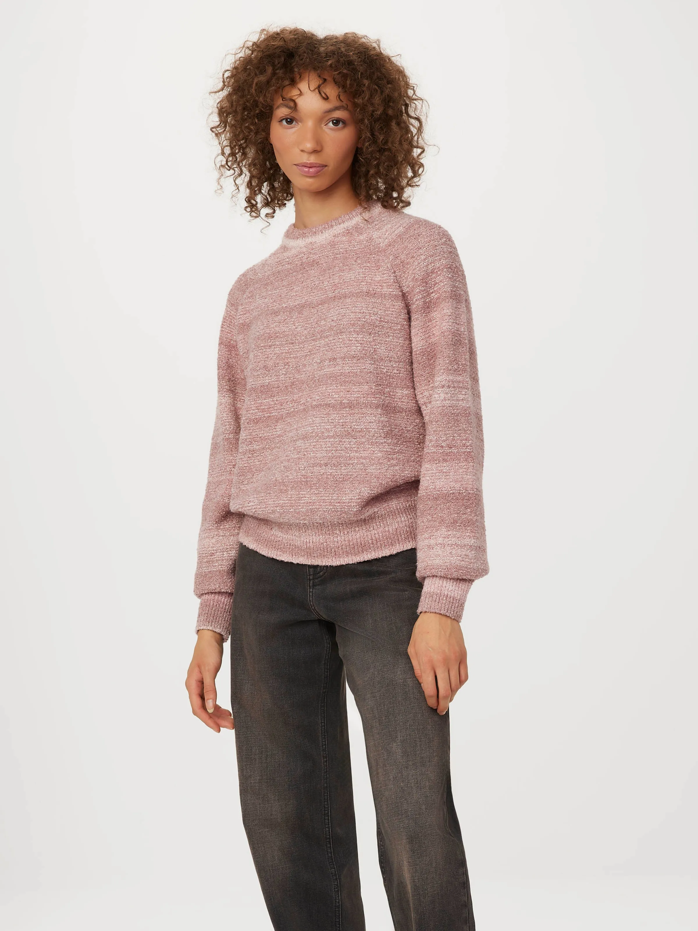 The Seawool Crewneck Sweater in Fade Rose