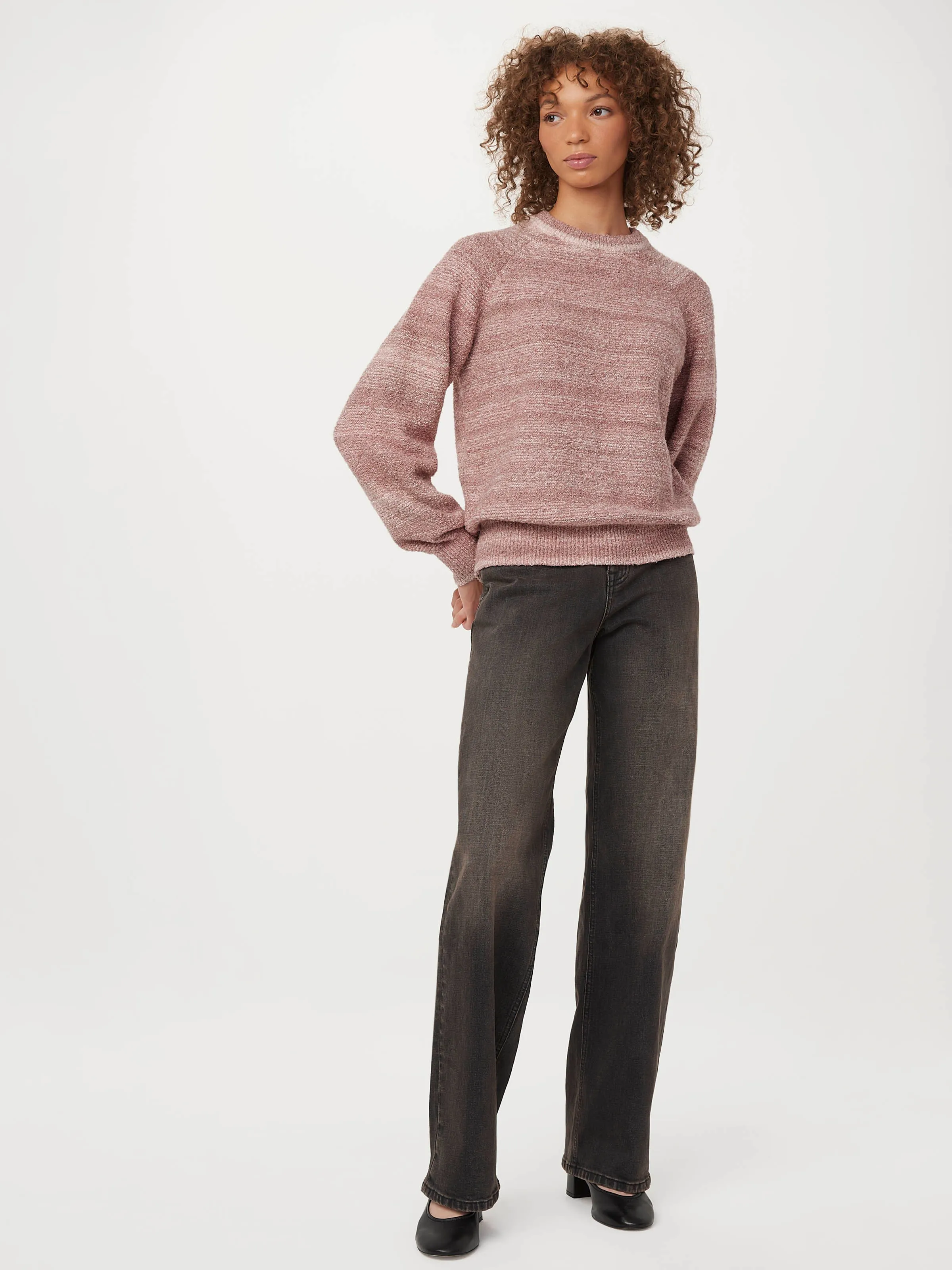 The Seawool Crewneck Sweater in Fade Rose