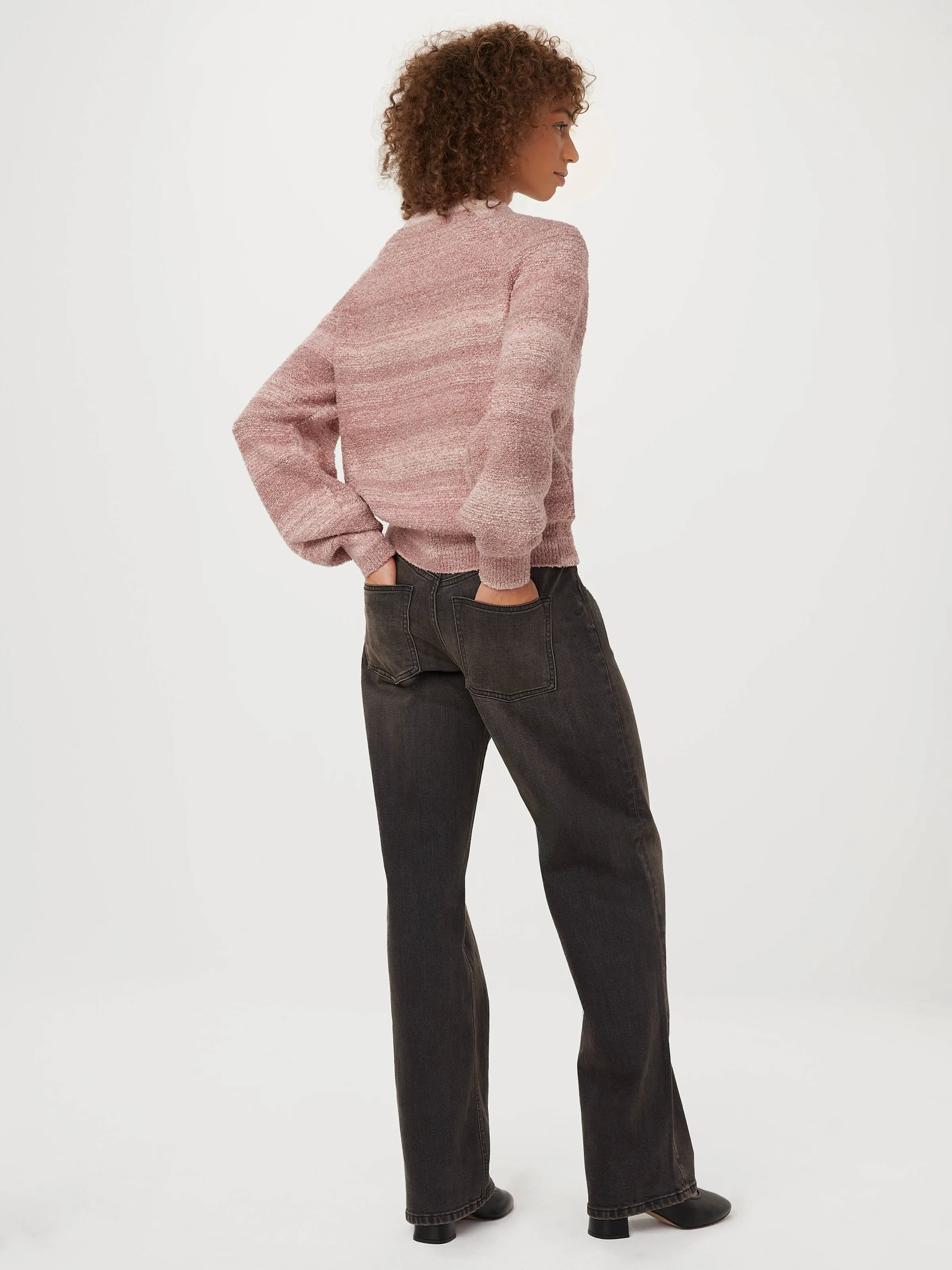 The Seawool Crewneck Sweater in Fade Rose