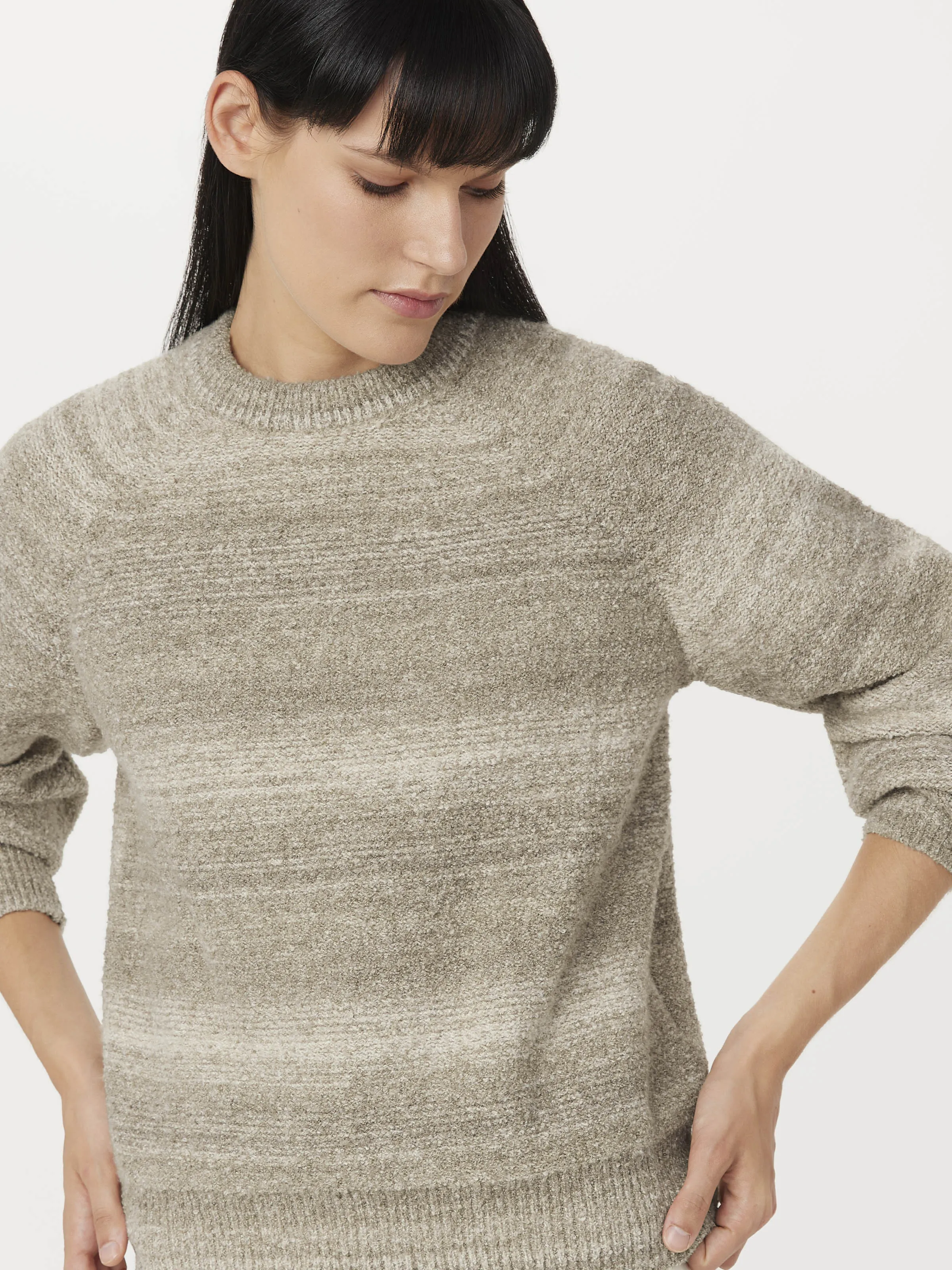 The Seawool Crewneck Sweater in Light Beige