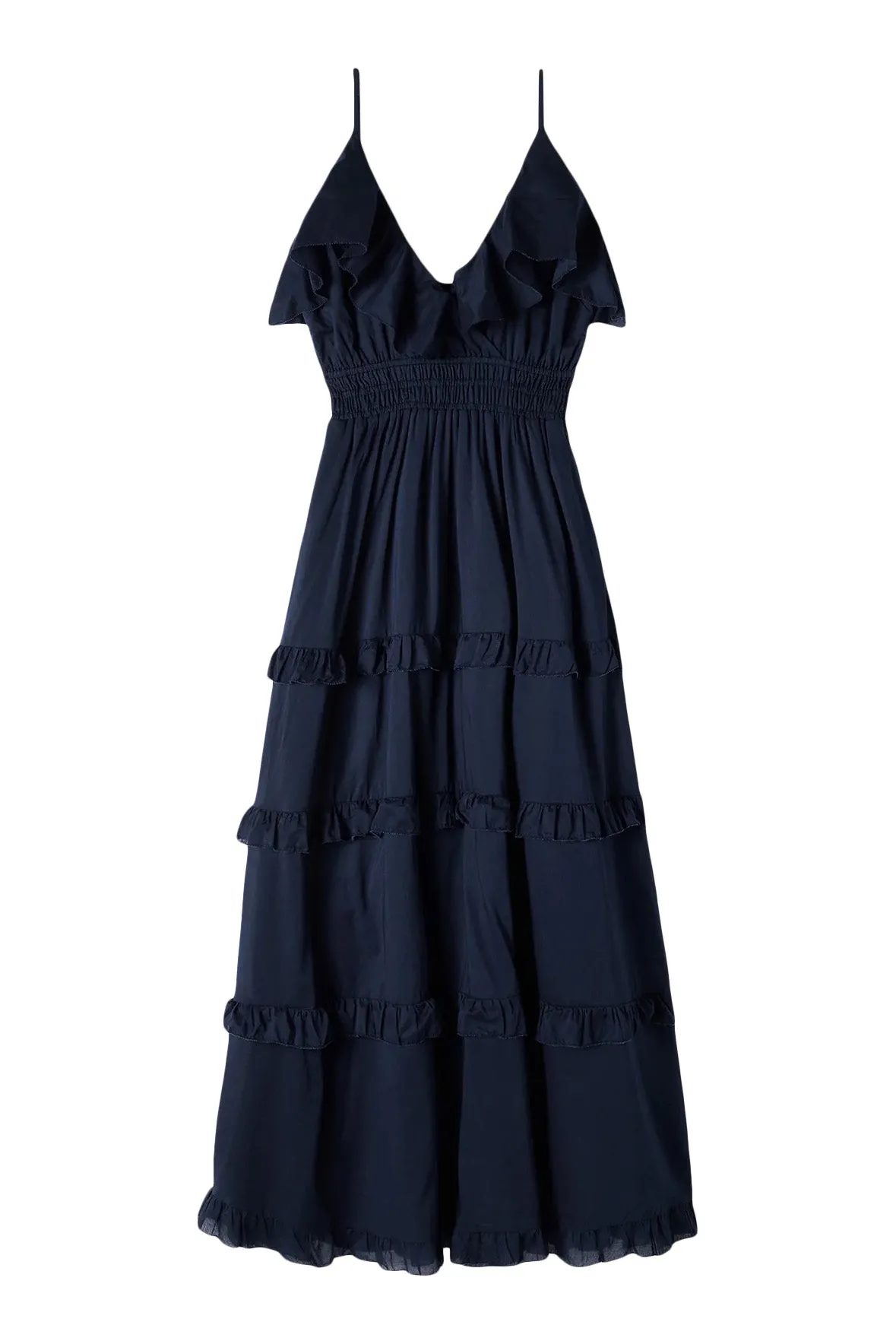 Trovata Birds of Paradis Lisboa Dress in Navy