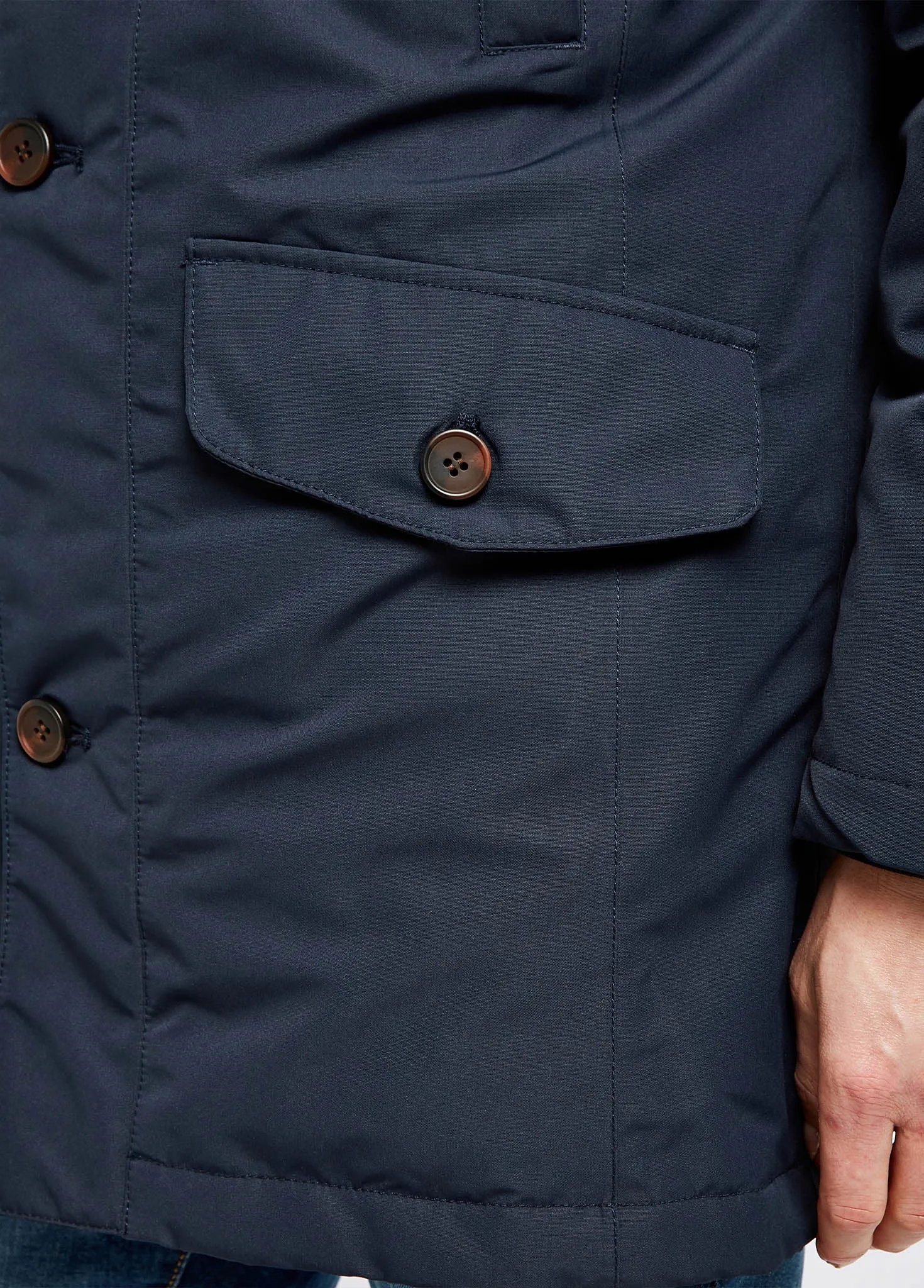 Urlingford Down Parka Jacket - Navy