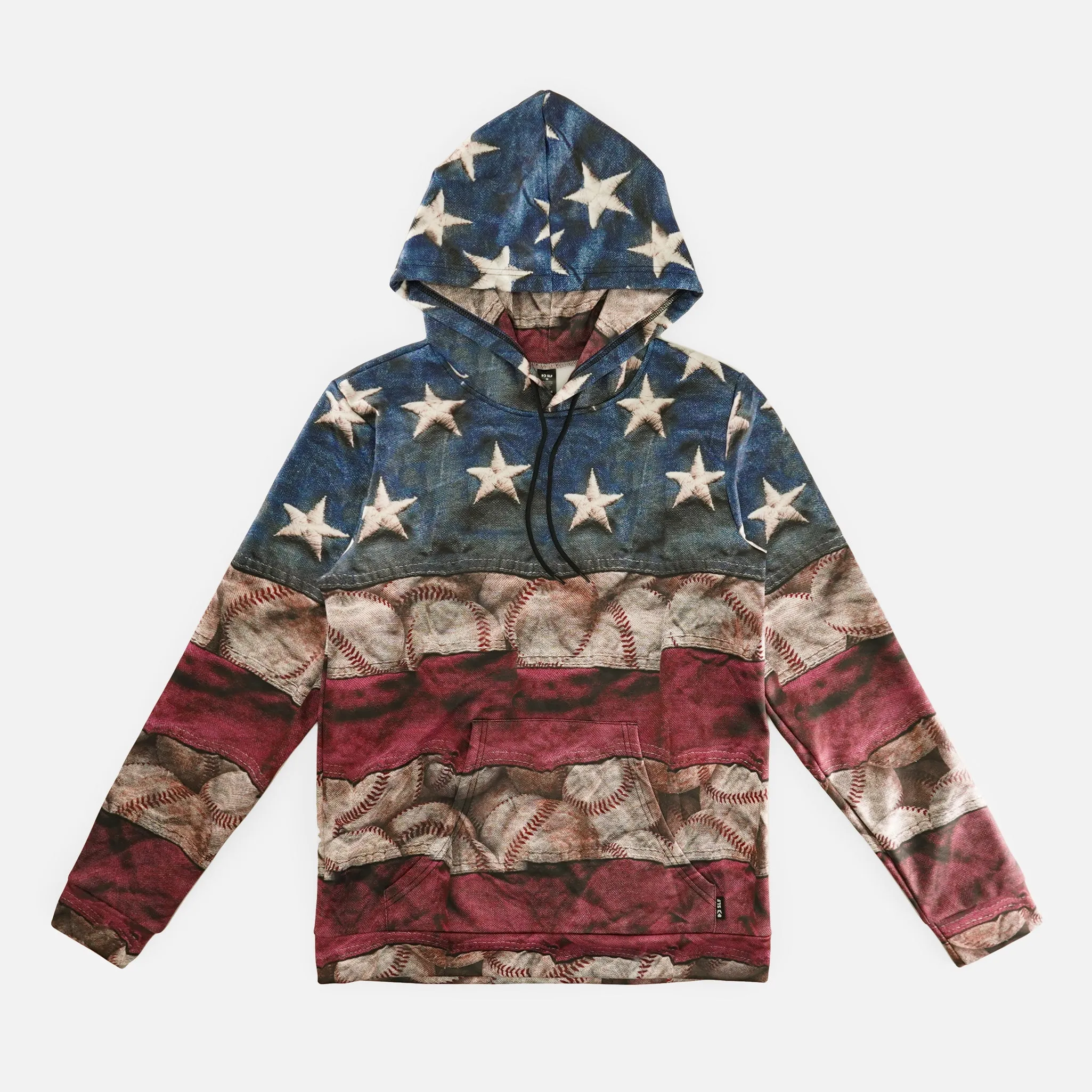 USA Vintage Baseball Hoodie - Big