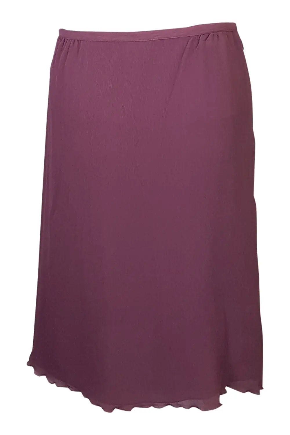 VALENTINO Vintage Purple Silk Skirt (UK 6)