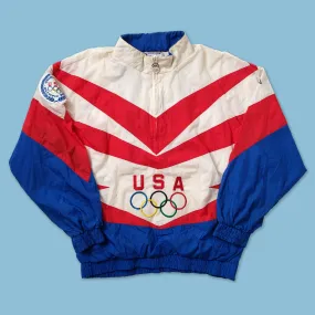 Vintage Apex One Olympics USA Windbreaker Large