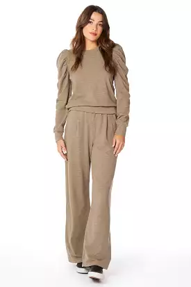 WIDE LEG PLEATED PANT