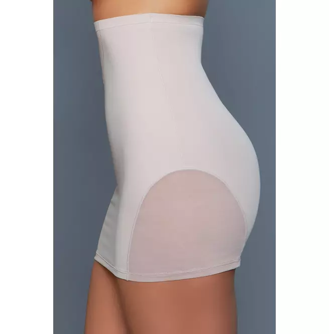 Women's Bare Mesh High Waist Half Slip Shapewear