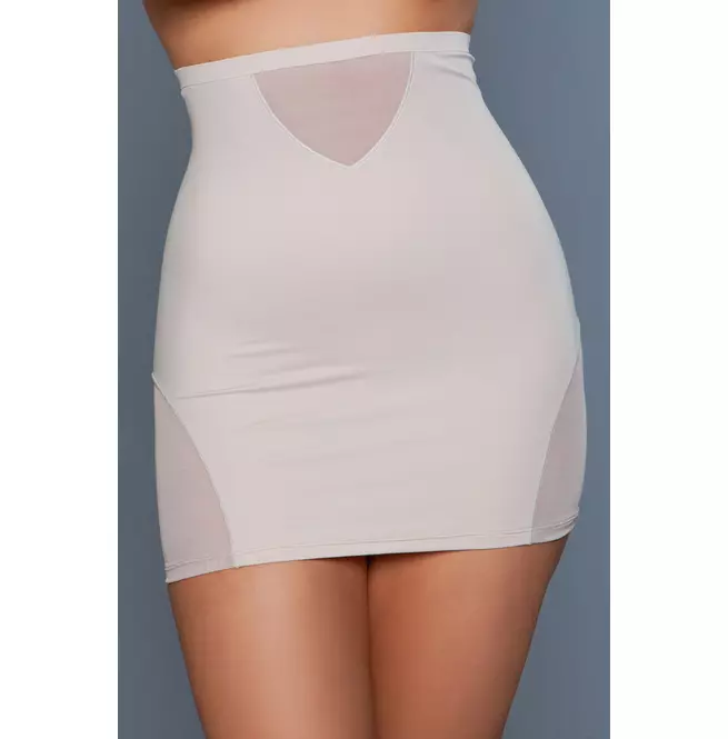 Women's Bare Mesh High Waist Half Slip Shapewear