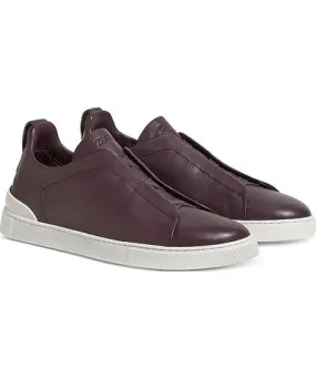 Zegna Men's Triple Stitch Secondskin Sneakers